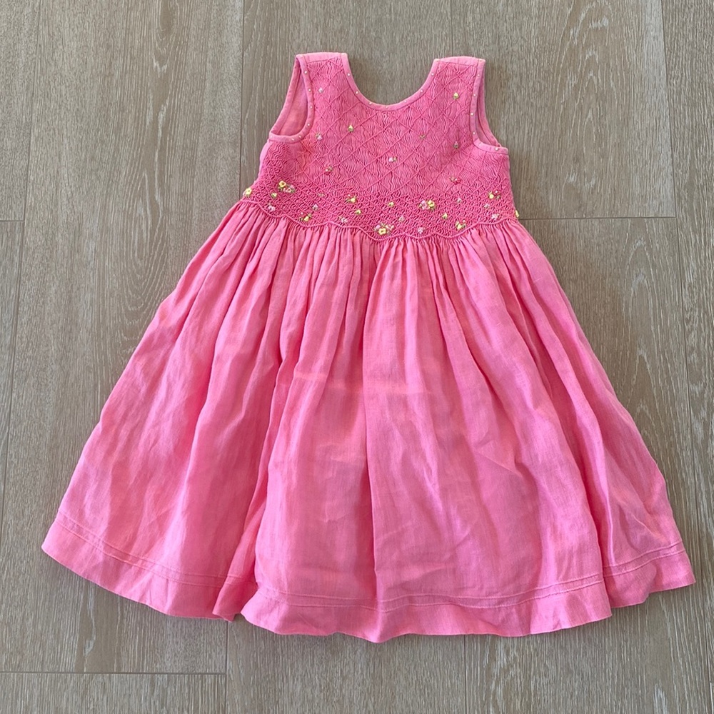 Luli & Me pink girls sleeveless dress!